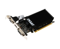 MSI GeForce GT 710 2GB DDR3 64BIT DVI/D-SUB/HDMI GT 710 2GD3H LP - 285436 - zdjęcie 2